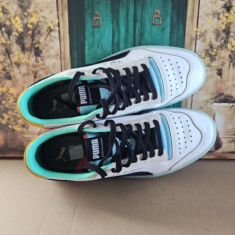 Size 10 - Puma Ralph Sampson Midway Low White